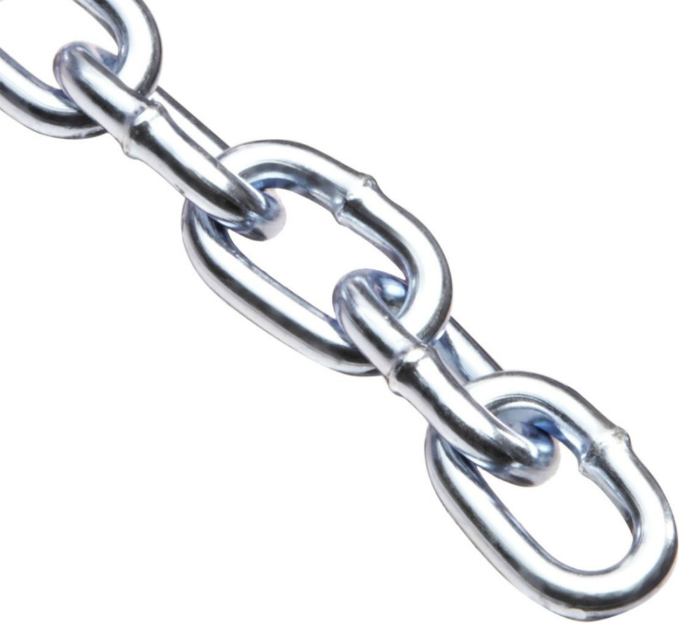 Campbell® 0726727 Straight Link Machine Chain, 125', Zinc Plated Traditional Hardware by