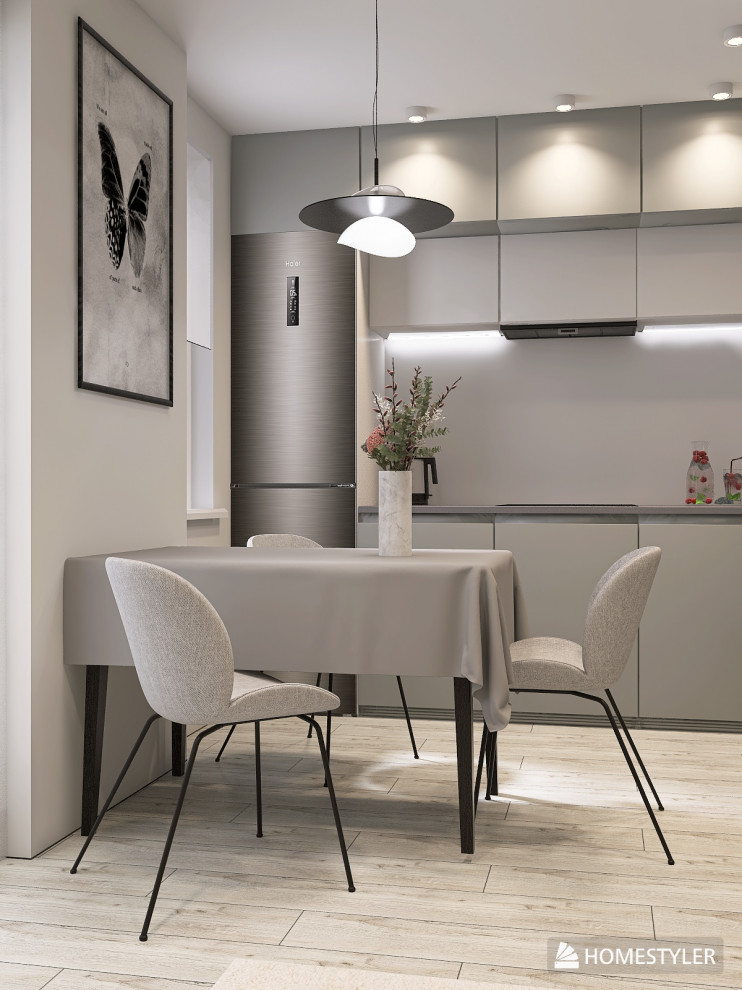 МИНИМАЛИЗМ С СОВРЕМЕННЫМ УЮТОМ 43 кв.м.