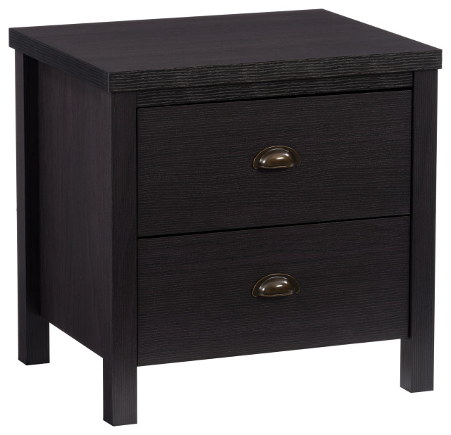 CorLiving Boston Night Stand Transitional Nightstands And Bedside