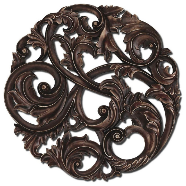 Paragon Geometrics Traditional Aged Copper Leaf Swirl Wall Decor Accents By Gwg - Wooden Swirl Wall Decor Paragon Geometrics Traditional Aged Copper Leaf Swirl Wall Decor Accents By Gwg - Wooden Swirl Wall Decor