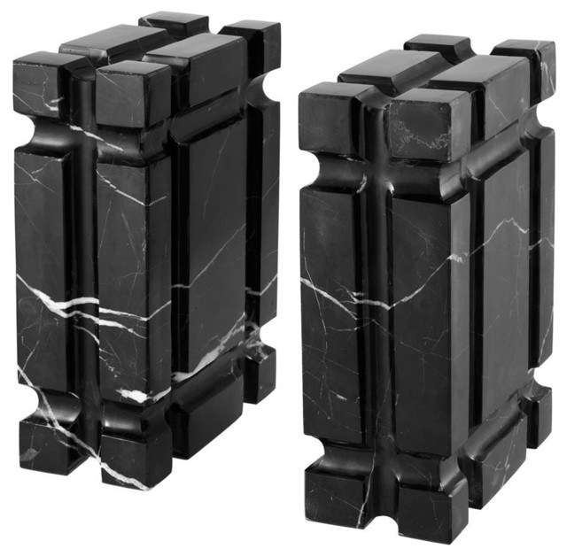 Marble Bookends (set of 2) Eichholtz Linea Contemporary Bookends