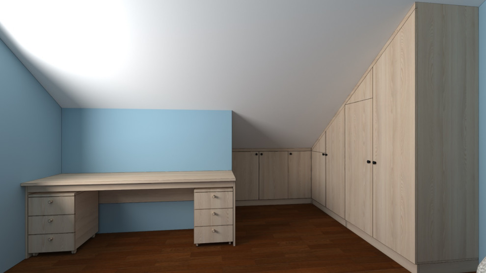 Шкаф и стол визуализация