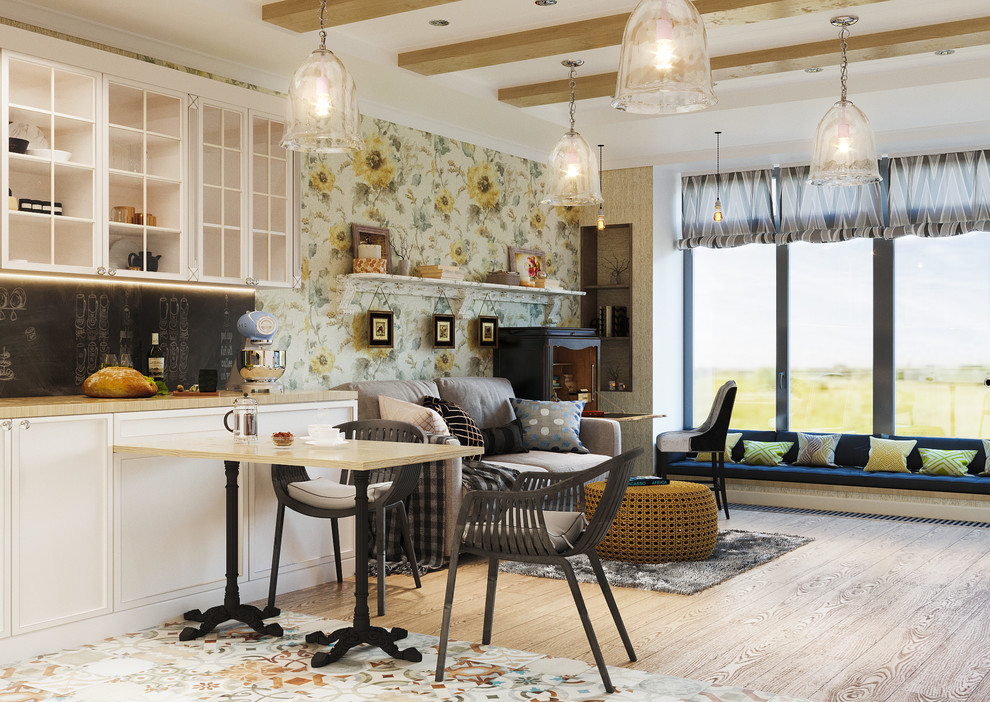 Кухня-гостиная в ЖК Лайнер 31 кв.м.