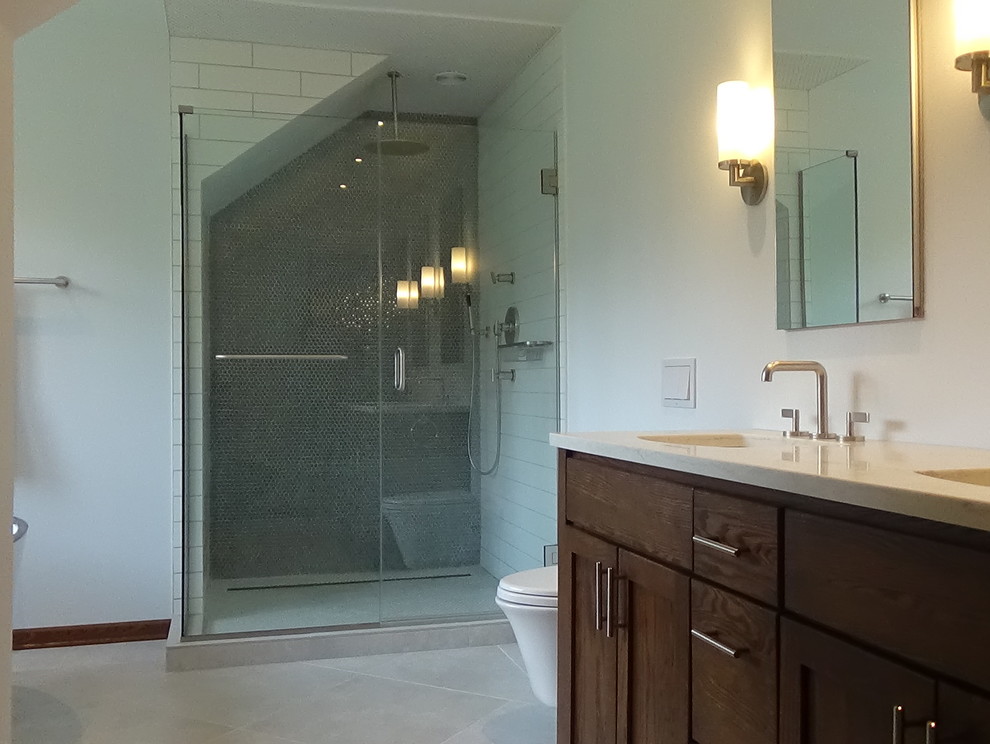 Bathroom - mid-sized transitional bathroom idea in Chicago