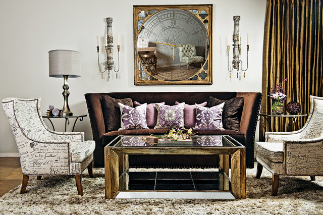 Something Amethyst Evening Eclectic Living Room Houston By