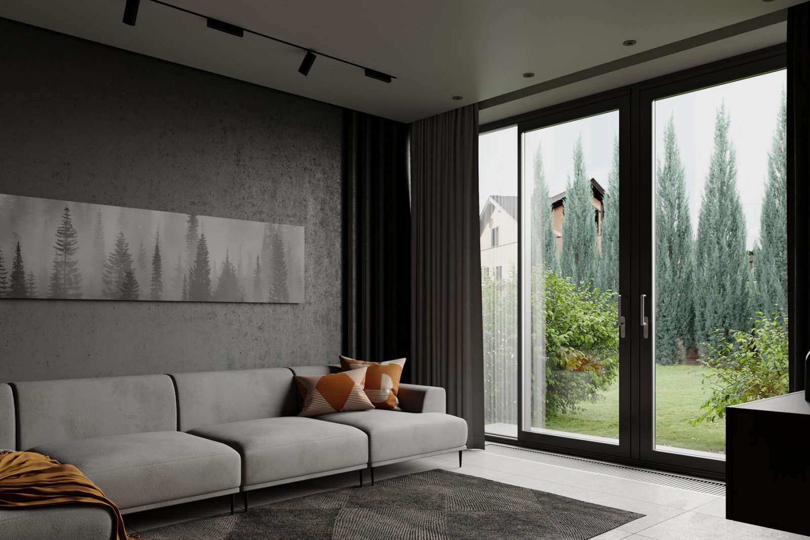 Кухня-гостиная из проекта Дом-Баня