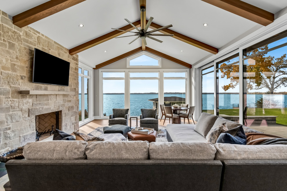 NPD Wisconsin Lake House - Transitional - Sunroom - Chicago - by New ...