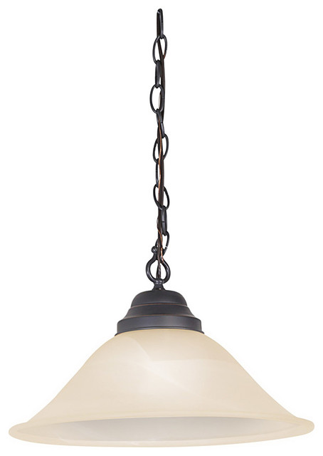 Millbridge Hanging Swag Light Alabaster Glass Oil Rubbed Bronze Traditional Pendant Lighting By Design House