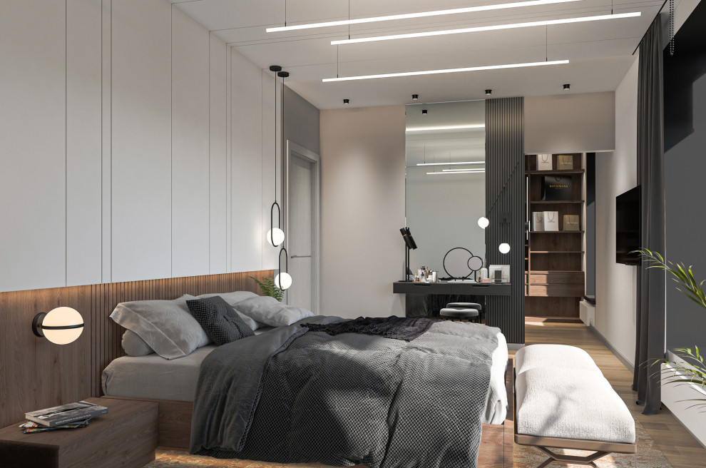 Вид в сторону консоли и входа в гардеробную