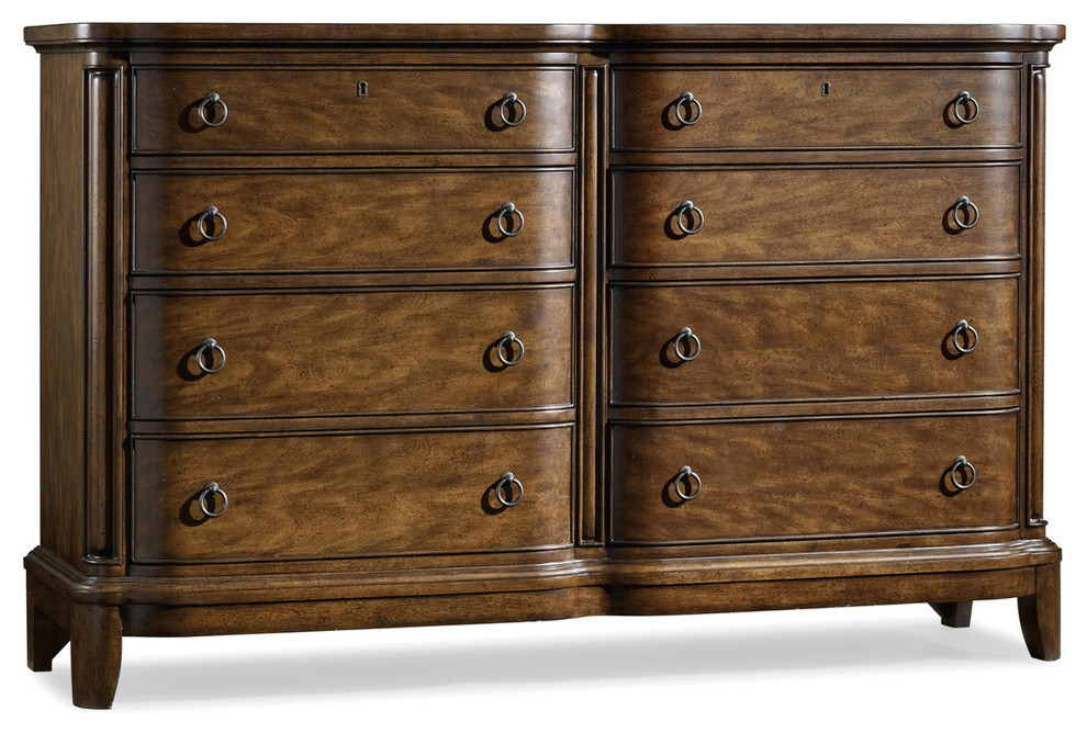 Hooker Furniture Classique Eight Drawer Double Dresser