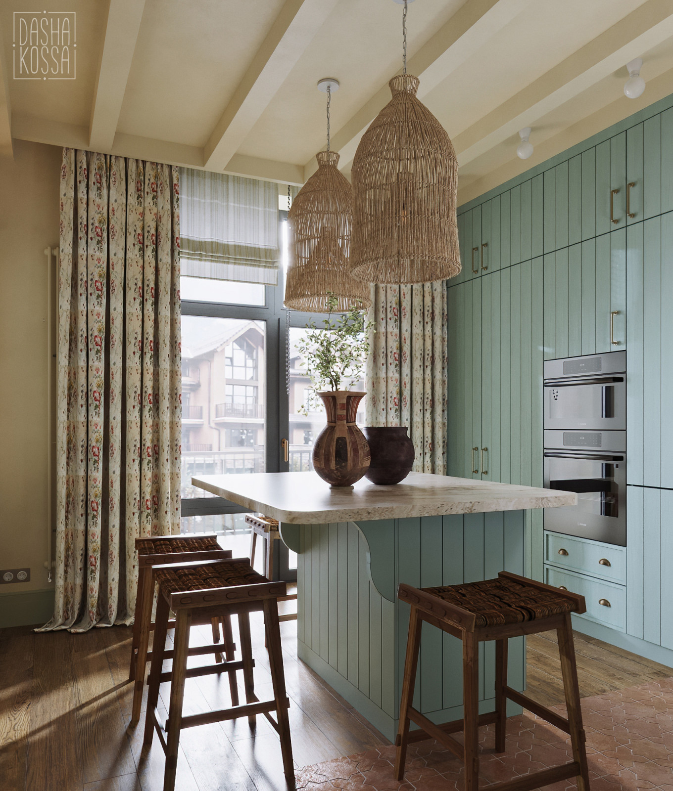 Fairy Countryside. Трехуровневая квартира для сказочной загородной жизни