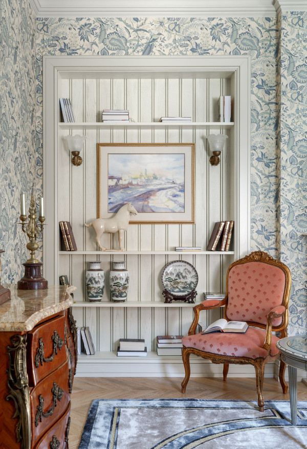 Интерьер дуплекса в поселке Бристоль Московская область часть. Левое крыло