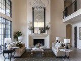 Transitional Living Room by Raykon Construction