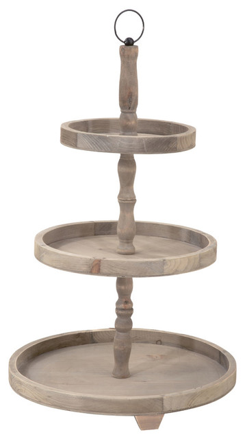 Tripar International Inc 3 Tier Wooden Tabletop Display For A 3 Tier Wooden Tabletop Display