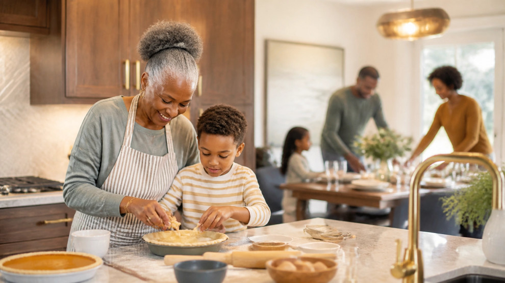 baking in the kitchen