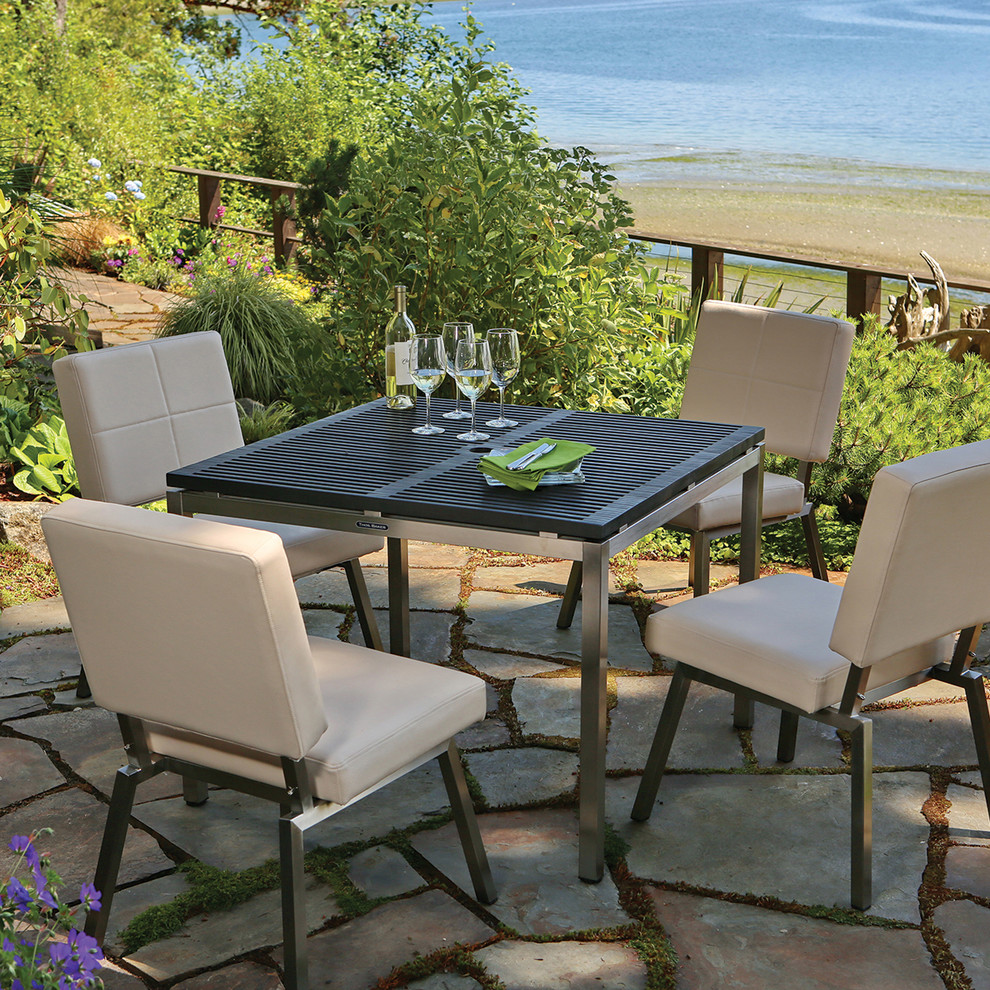 Modern Outdoor Dining Sets (5Piece Dining) Contemporary Patio