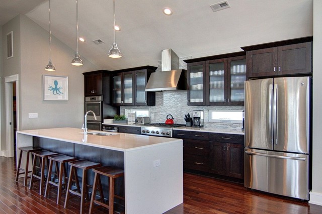 Nags Head &bull; Oceanfront &bull; Buckey Breeze transitional-kitchen