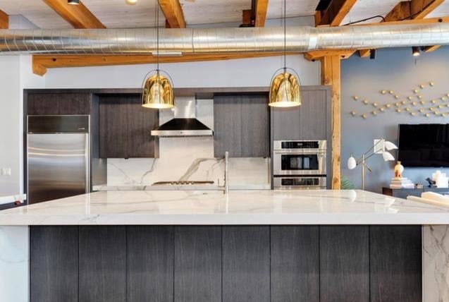 Kitchen - transitional kitchen idea in Chicago