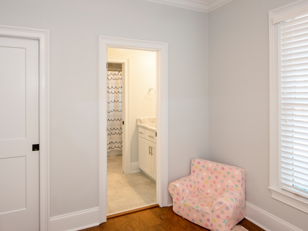 Идея дизайна: комната для малыша в стиле кантри