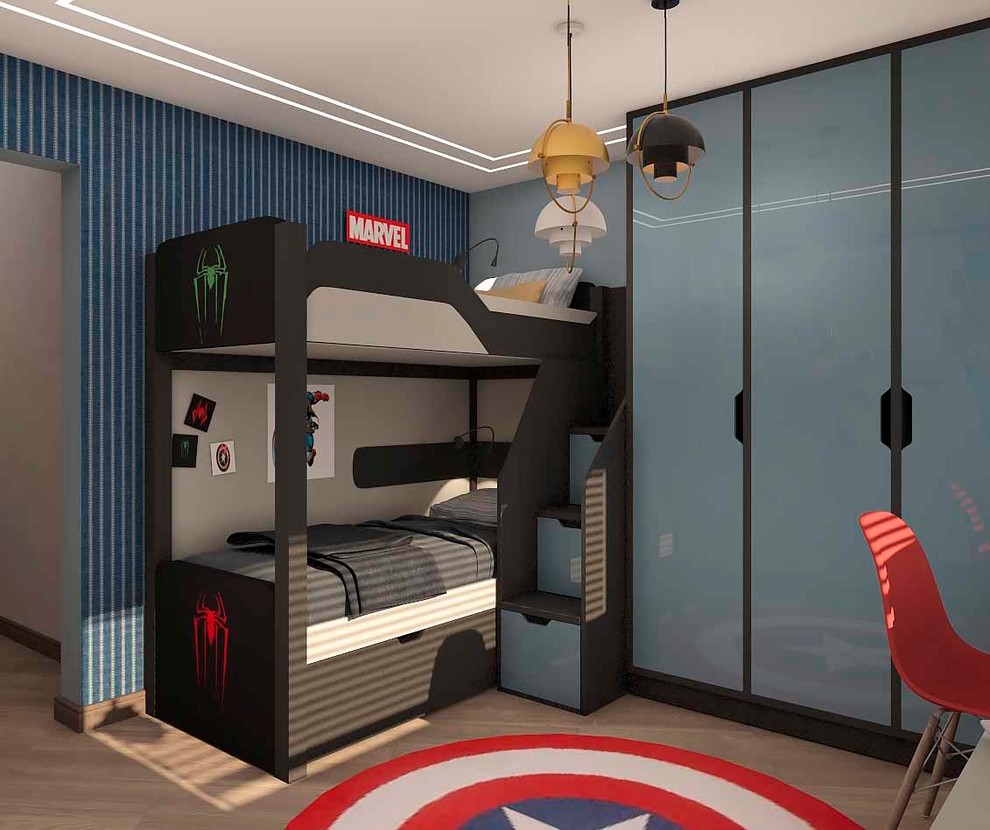 Детская комната в стиле Марвел