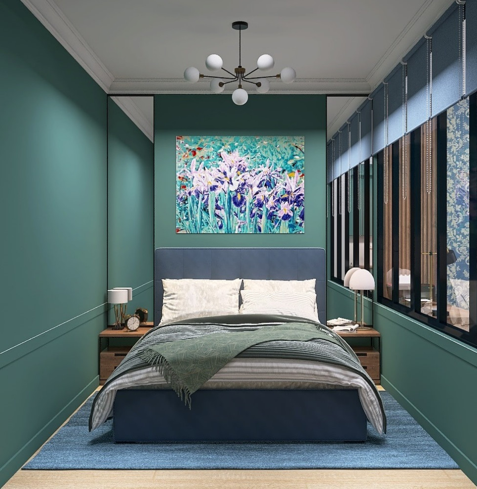 Современная квартира с смелыми цветами