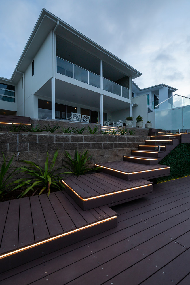 This is an example of a contemporary exterior in Sunshine Coast.