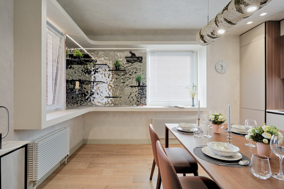 Кухня в берёзовой роще