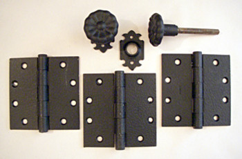 Iron Knobs and Hinges