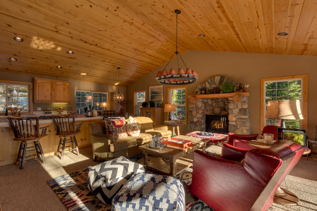 Roberts Way rustic-living-room