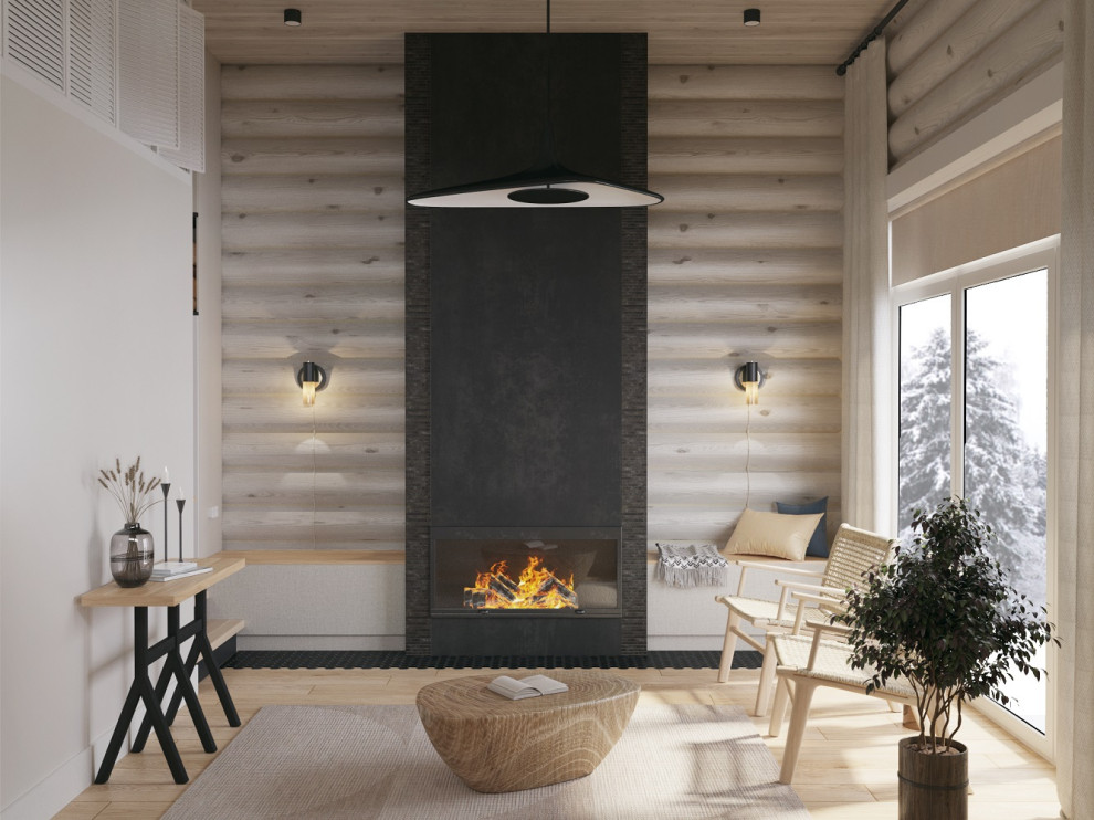 Дом из оцилиндрованного бревна г.Киров