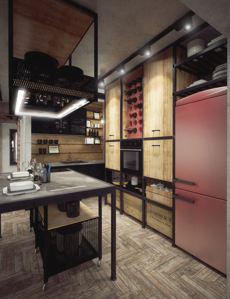 Двухъярусная квартира в стиле Лофт