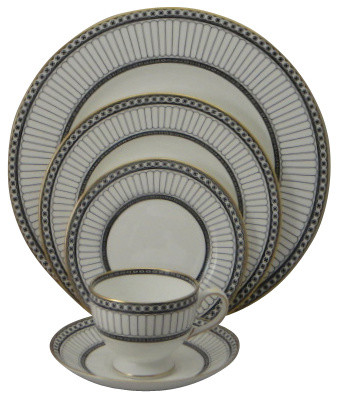 Wedgwood Colonnade  Black 5 Piece Place Setting