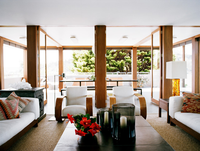 Palm Beach Residence contemporary-vardagsrum