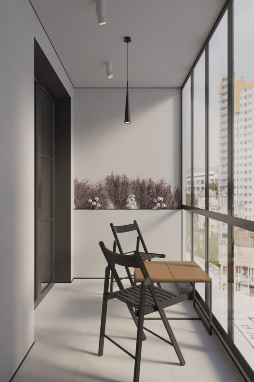 Однокомнатная квартира в стиле минимализм