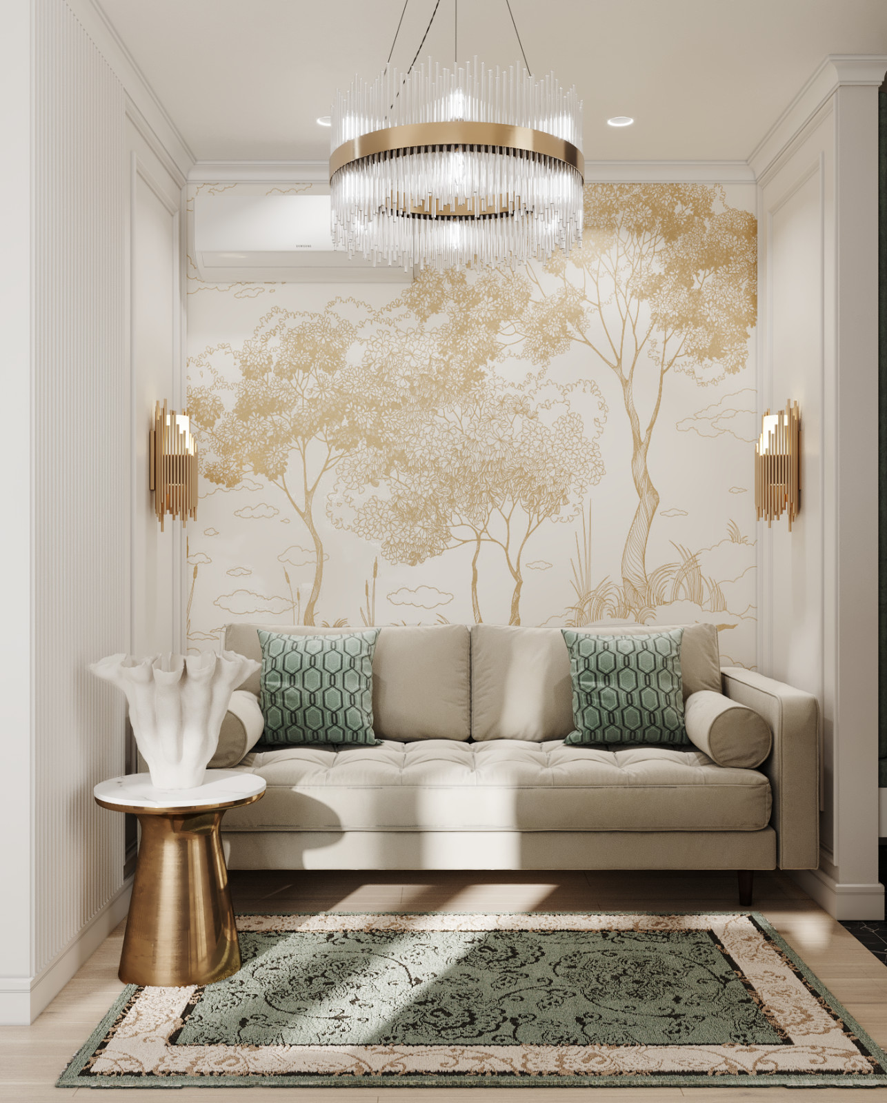 Интерьер квартиры 30 м2 в Хорошево-Мневниках (г. Москва)