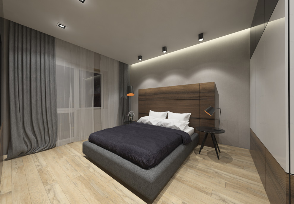 Спальня, квартира в Краснодаре 70м2