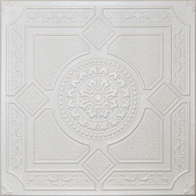 Home Decor, Ceiling Tiles, Glue Up, Foam,20"x20", R30, 8pcs Bundle