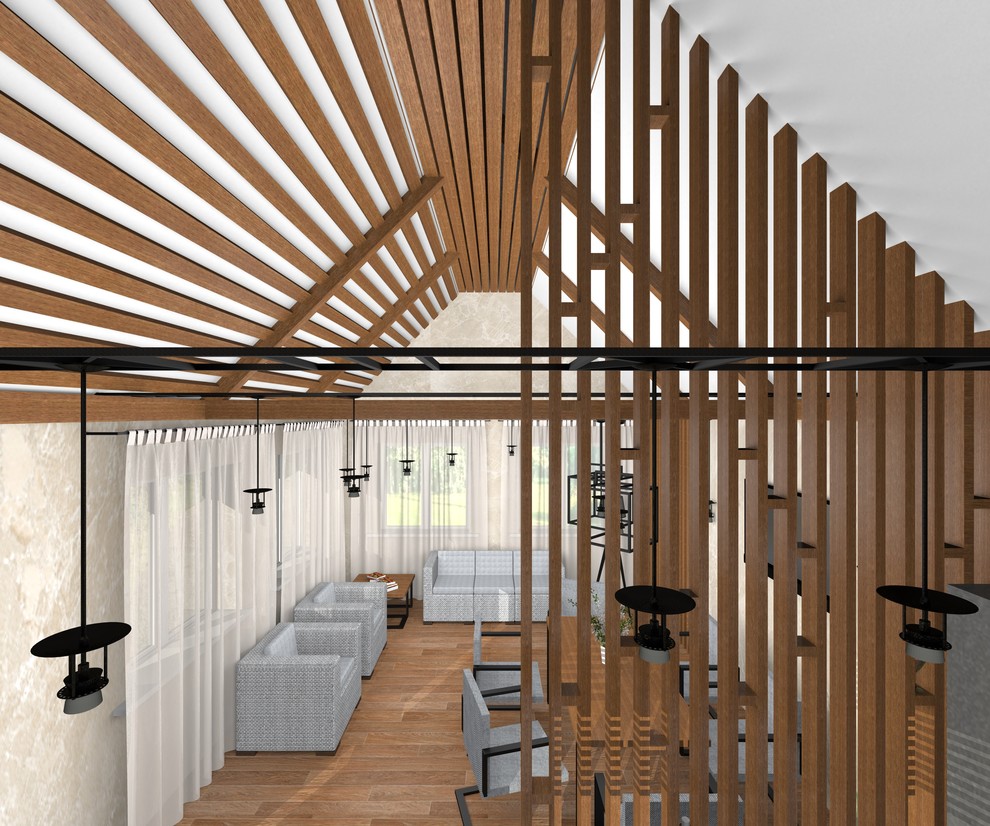 Дизайн-проект летнего домика в городе Чапаевск.