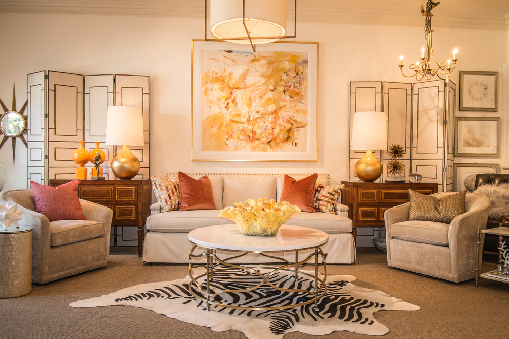 Bay Design Living Interiors Display - Transitional - Living Room ...