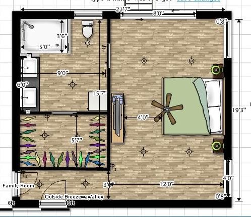 Master on sale suite layout