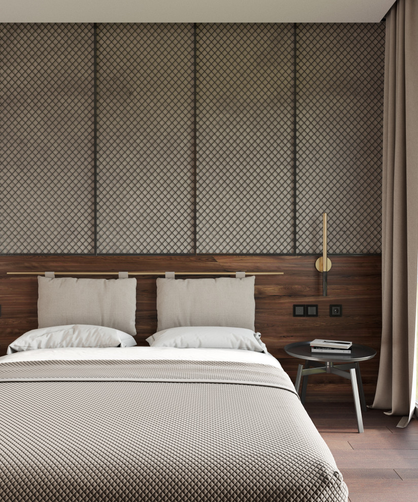 Спальня в стиле лофт