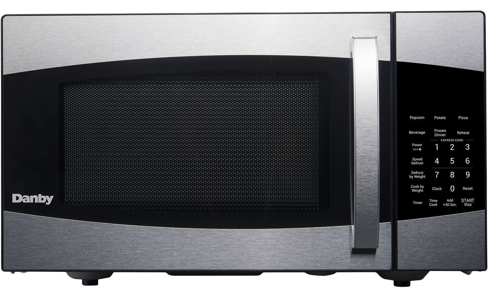 Danby 0.9 cuft Countertop Microwave 10 Power Levels Stainless
