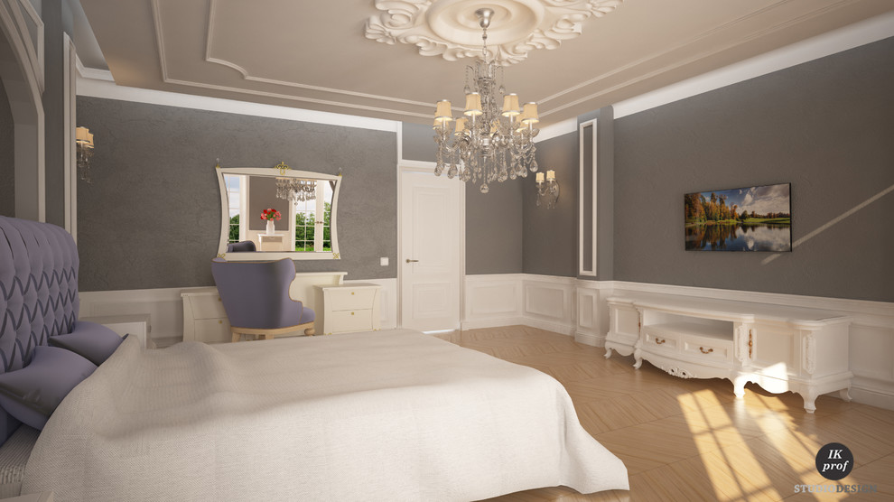 Проект спальни в классическом стиле