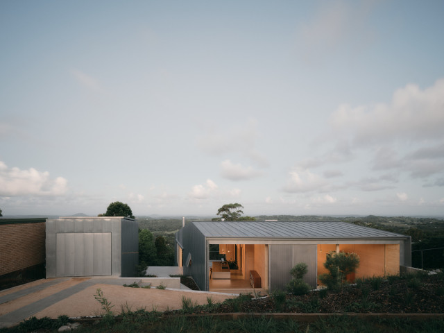 Mapleton House contemporain-facade