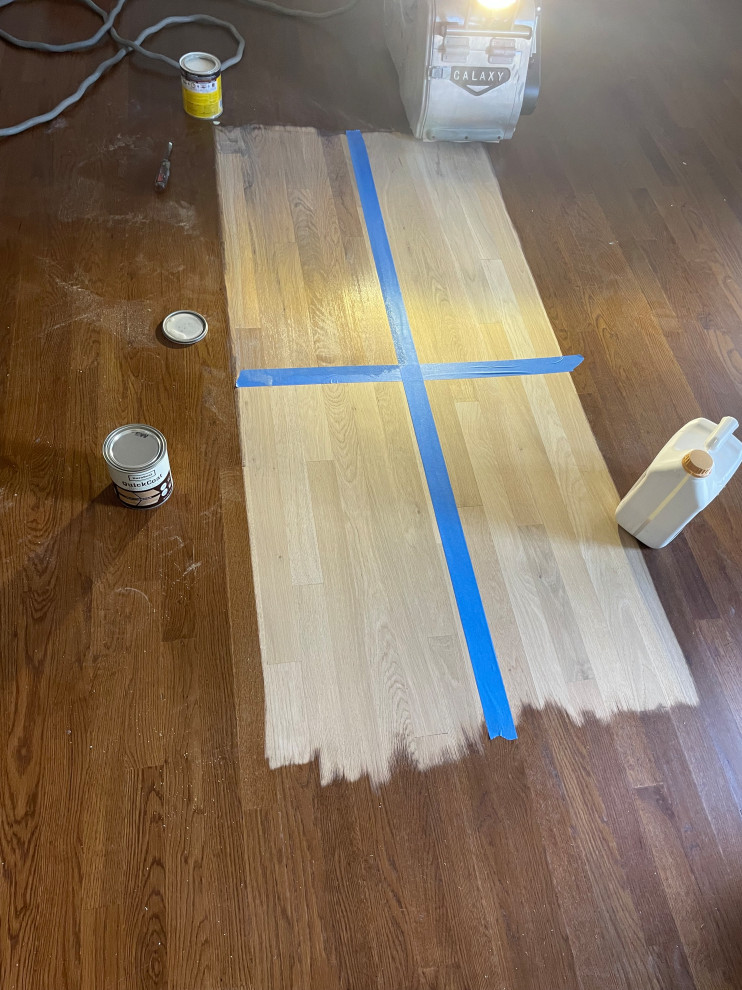 Sand & Stain - Preparing Stain Grid