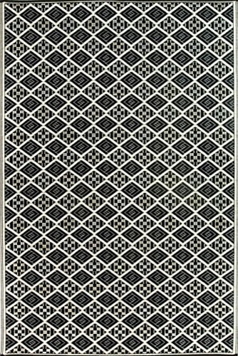 Mad Mats Scotch Indoor Outdoor Floor Mat 4 X6 Black And White Mad Mats Scotch Indoor Outdoor Floor