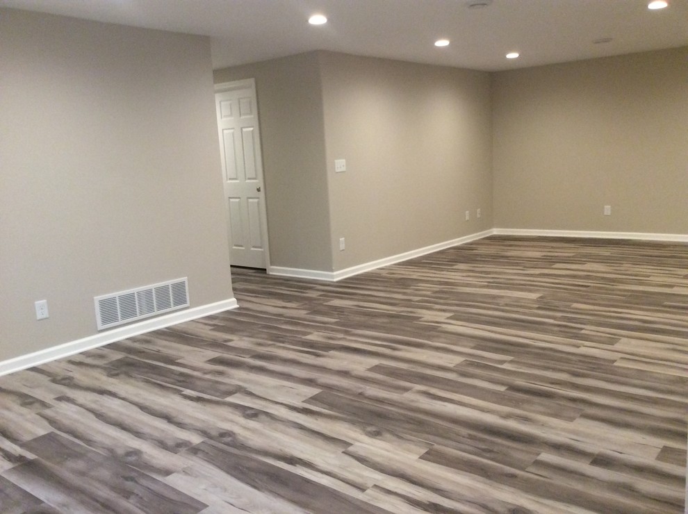 Basement - transitional basement idea