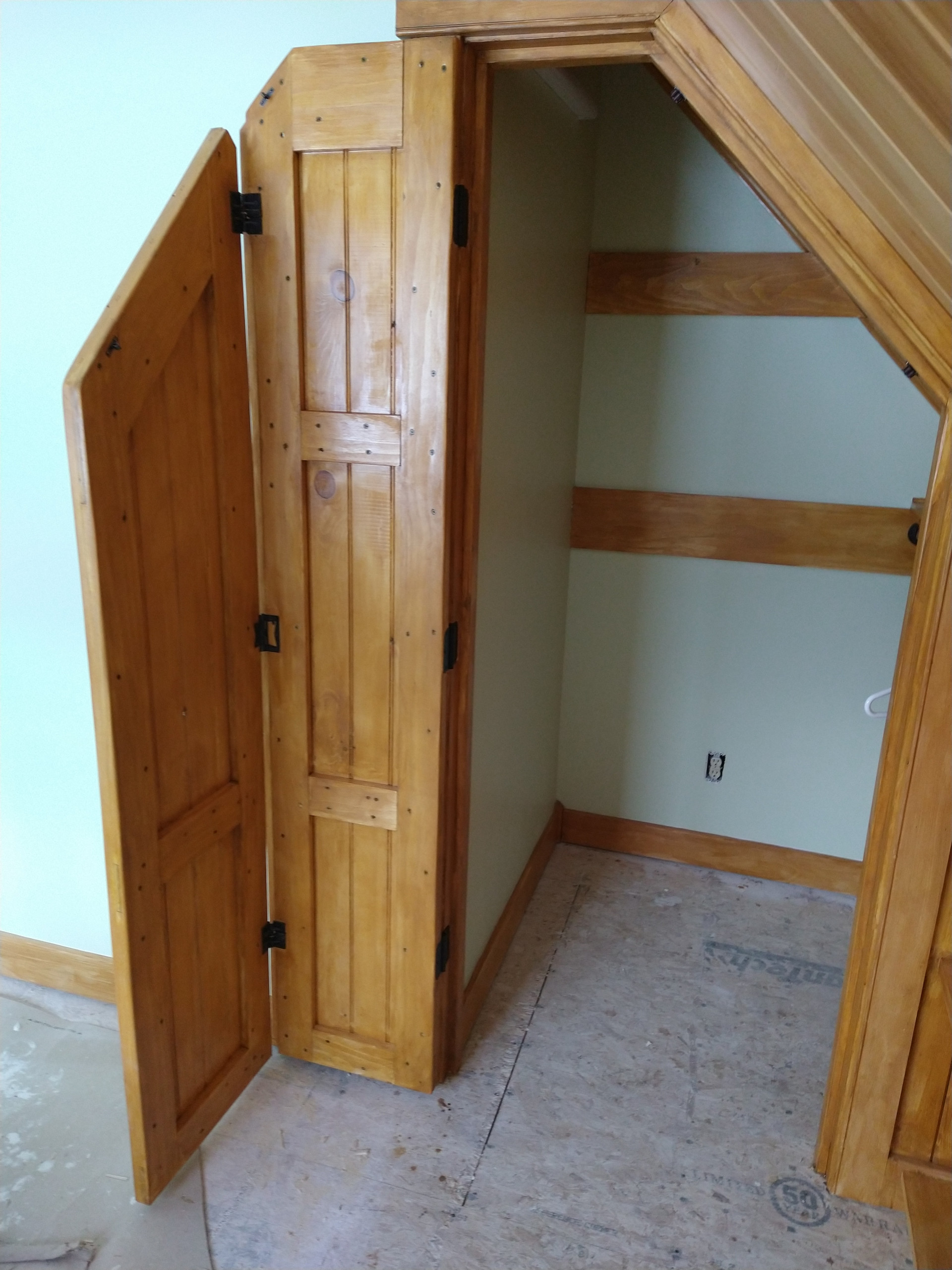 new bedroom and closet