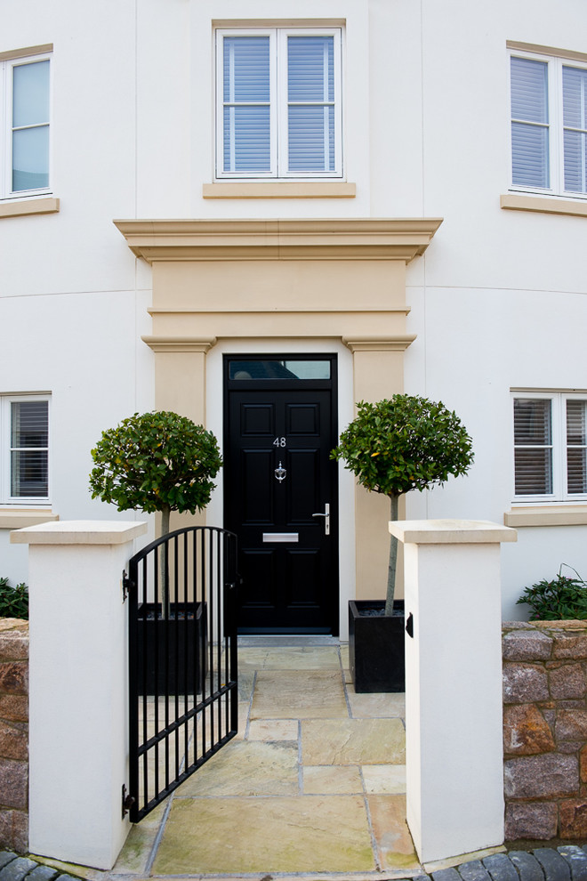 This is an example of a traditional entryway in Channel Islands.