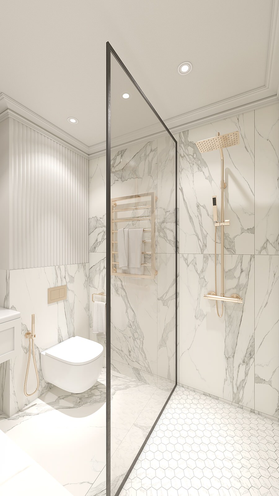 Interior design of a 3-room apartment Zaporozhye